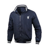 Summer Men’s Polo Jacket Zipper Long Sleeve