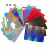 Nail Art Revolution Holographic Laser Manicure Sliders