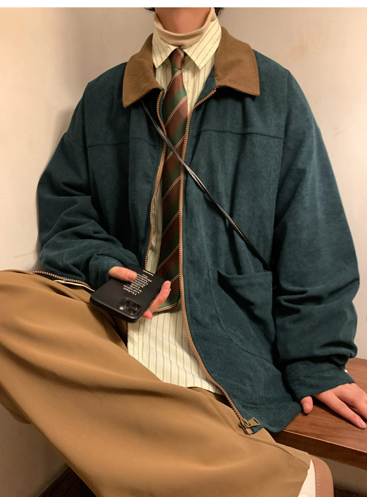 Mens Vintage American Bomber Jacket
