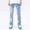 Y2K Fashion Washed Flared Jeans Pants Straight Hip Hop