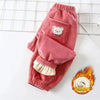 Kids Warm Pants Autumn Winter Girls Thicken Trousers