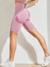 High-Waisted Seamless Yoga Shorts Women’s Push-Up Gym Wear