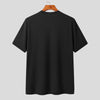 Men's Clothing Light Long Sleeve O Neck Loose Basic Shirt Popular Knitwear