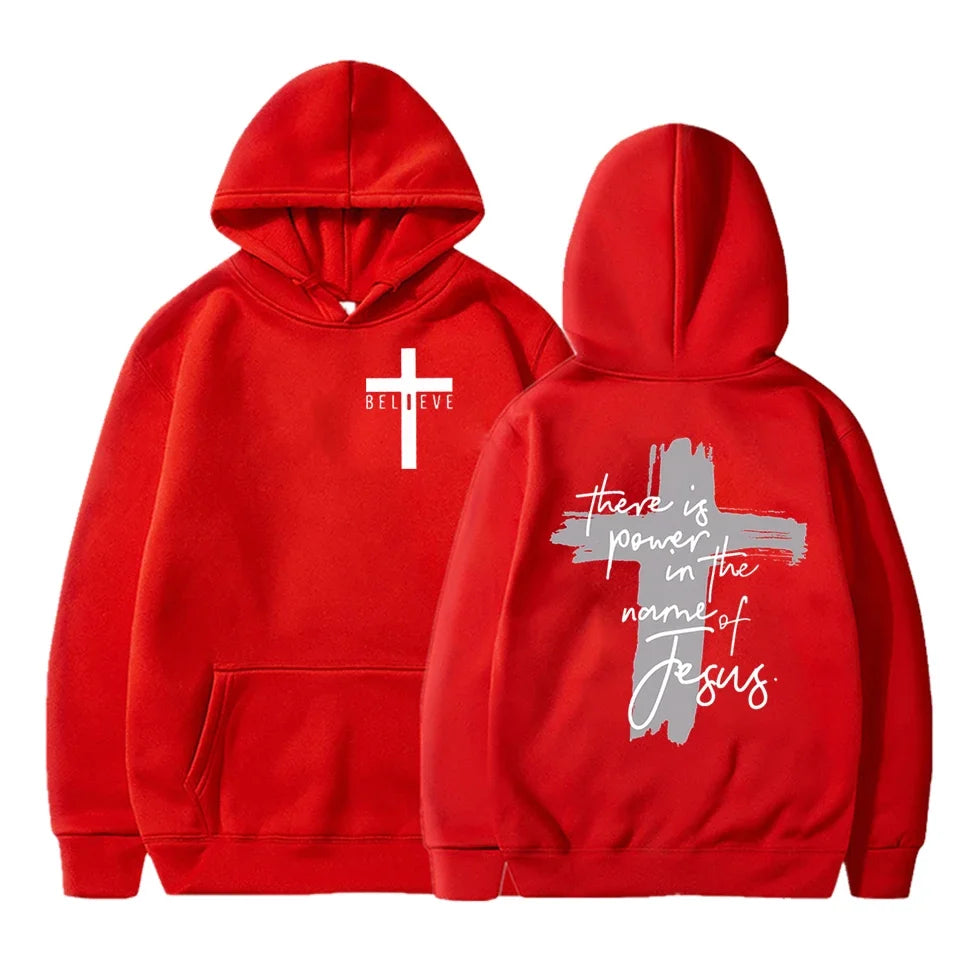 Christian Faith Hoodie Power in the Name of Jesus