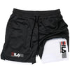 Men Running Shorts 2 In 1 Double-deck Sport Shorts Fitness Short Pants Trainin