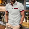 Summer Men's Short sleeved Polo Shirt Business Casual Collar T-shirt Breathable