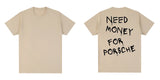 Need Money Vintage T-shirt funny Japan Anime Cotton New Tee Tshirt