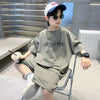 Kids in Summery Style: Trendy T-shirts and Shorts for Boys