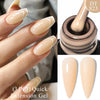 7ML Pink Glitter Quick Extension Gel Nail Polish Gold Foils