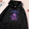 Beatdown Letter Skull Print Man Hoodie Autumn Fleece