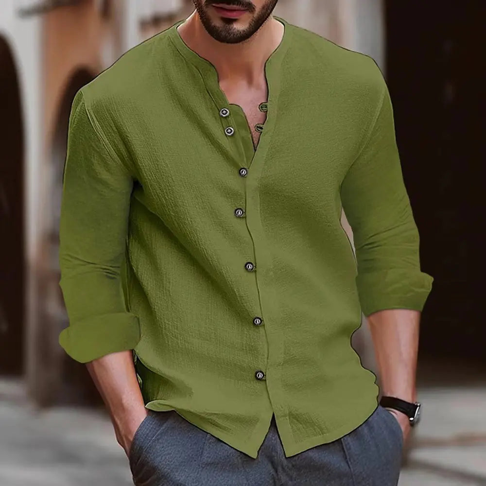 2025 Casual Shirt Loose Spring Autumn Casual Men's Shirts