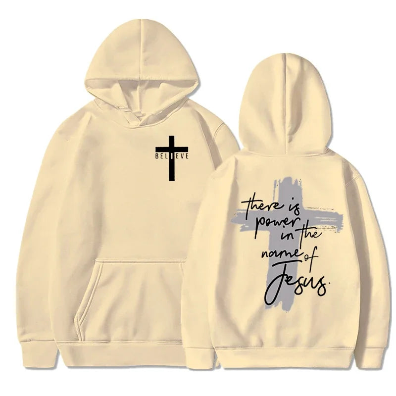Christian Faith Hoodie Power in the Name of Jesus