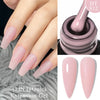 7ML Pink Glitter Quick Extension Gel Nail Polish Gold Foils