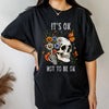Funny Slogan Skull Butterfly T-Shirt for Women