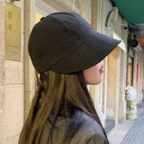 Sun Hat Wide Brim Women Bucket Hat Girl Lady UV Protection Adjustable Outdoor