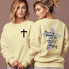 Women Christian Sweatshirt Power in Jesus Pullover