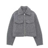Womens Cropped Autumn Jacket