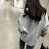 Y2k Baggy Halter Two Piece Sweatshirt Women Letter Print Loose Aesthetic Hoodies