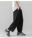 Men's Summer Casual Pants New Solid Color, Easy-Care, Cool Elasticity, and Lightness