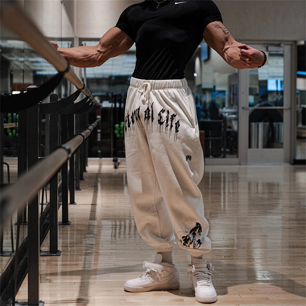 Pants Streetwear Sweatpants Sport Leggings Trousers Fitness Bodybuilding