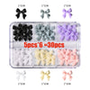 Crystal Nail Rhinestones 24pcs Transparent Alloy Ice Pile Drill