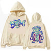 Hot Anime Arcane Jinx Graffiti Hoodie Harajuku Hip Hop Pullover