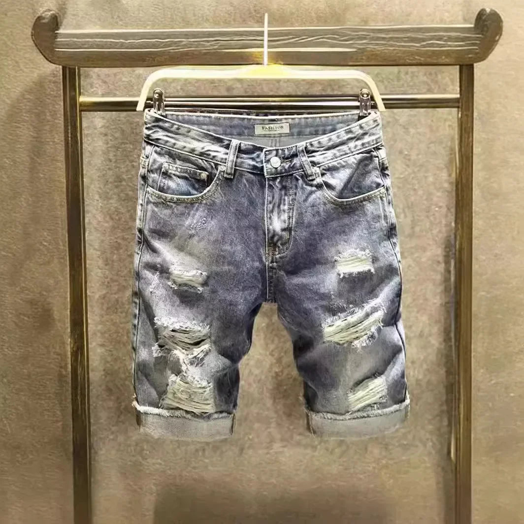 Men's Trendy Denim Shorts: Effortlessly Cool for Summer