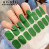 UV Semi-Cured Gel Nail Wraps Stickers Strips French Long Lasting