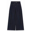 Womens Loose Fit Ultra Wide Leg Jeans