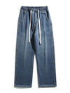 Winter Men's Jeans Fleece Liner Thick Straight