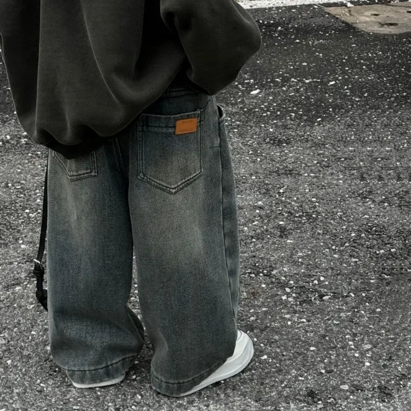 Winter Plush Kids Pants for Boys Lining Thicken Denim