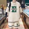 Summer Tracksuit Men Casual Large Size Korean Fashion Suits Y2K