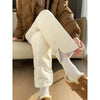 Winter Women's Trousers 2024 Thickened Warm
