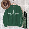 Uplifting Christian Quote Oversized Sweatshirt Women