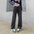Women's High Waist Korean Fashion Jeans Y2K Streetwear Denim Pants Straight Leg 2023 Trend