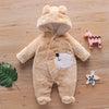 Autumn and Winter New Baby Plush Climbing Clothes