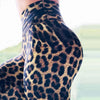 Women’s Slim Fit Leopard Print High-Waist Yoga Pants