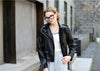 2024 Candy Color Moto Jacket Belted Detachable Epaulettes