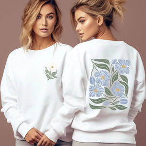 Women Bohemian Floral Print Sweatshirt