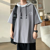 Elevate Your Summer Style with our Trendy Hong Kong-Inspired Hooded Tees