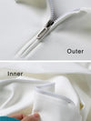 2024 Half-Zip Sweatshirts Men Korean Fashion Shirts Collar Long Sleeve
