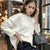 Elegant Women's Oversized Knitted Sweater Pullovers, O-Neck, for Autumn and Winter