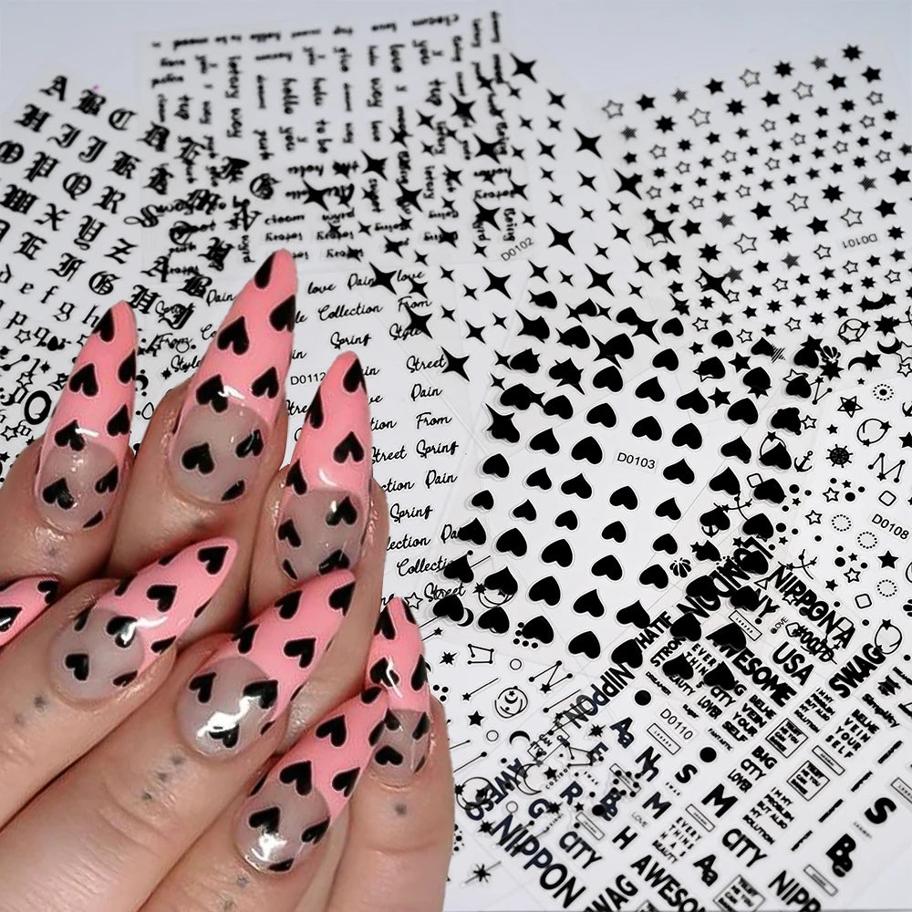 Self-Adhesive 3D Nail Art Decals