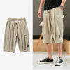 Plus Size Summer Harem Pants Men Short Joggers Style Calf-Length Casual
