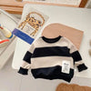 2025 Autumn Striped Boys Fashion Sweatshirts Kids