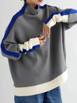 Hoodless Sweatshirts Autumn Winter Long Sleeves Casual Pullovers Tops