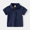 Polo Shirt Short Sleeve Kids Polos Tshirt Toddler Boy Girl Clothes