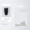 0.4mm-1.5mm Nail Art Beads Steel Ball Metal Micro Caviars Alloy