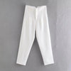 Womens Chic High Waist Office Pants
