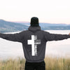 Jesus Cross Christian Back Print Hoodie
